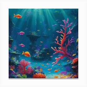 Under The Sea 3 Canvas Print