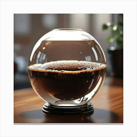 Coffee In A Glass Canvas Print