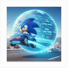 Sonic The Hedgehog 47 Canvas Print