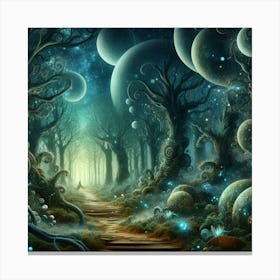 Fantasy Forest 28 Canvas Print