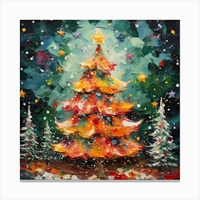 Vintage Christmas Canvas Canvas Print