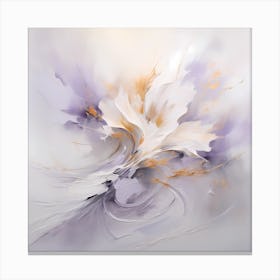 Serene Elegance: Lilac Infusion Canvas Print