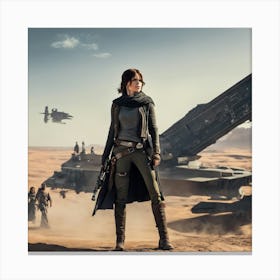 Star Wars The Force Awakens 35 Canvas Print