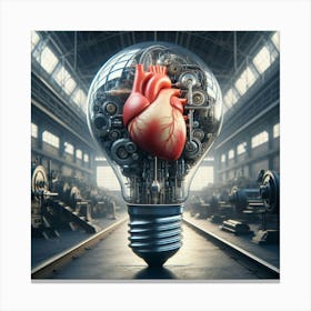 My heart Canvas Print