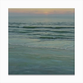 Sunset At The Beach 10 Canvas Print