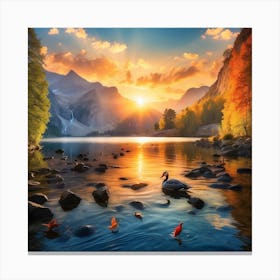 sun during Canvas Print