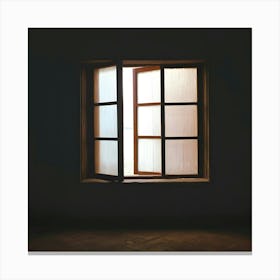 Empty Room With A Window Canvas Print