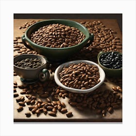 Black Beans 6 Canvas Print