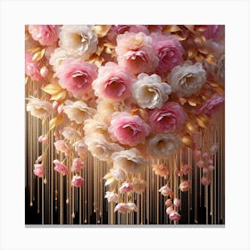 Pink Roses Canvas Print