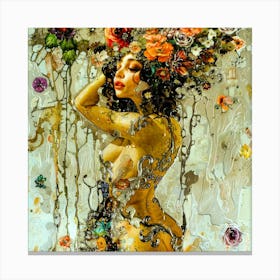 Lace 14 - Lace Tattoo Canvas Print