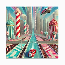 Candy City 1 Canvas Print