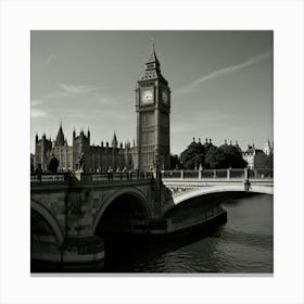 London Uk Great Britain England City River Urban Trave 2 Canvas Print