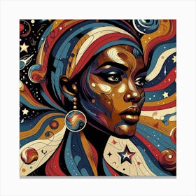 Miralise Celestial Portrait Canvas Print