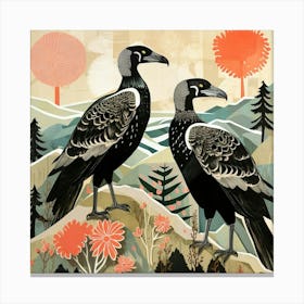 Bird In Nature Vulture 3 Canvas Print