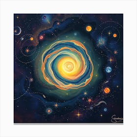 Spiral Galaxy Leinwandbild