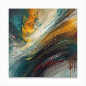 Oil Painting Abstract Art Print Canvas Print