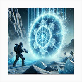 A Futuristic Sci Fi Depiction Of A Cryo Shield In Canvas Print