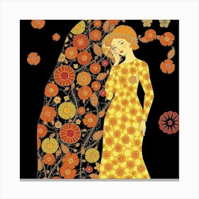 Gustav klimt art print 3 Canvas Print