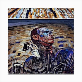 Mosaic Art Canvas Print