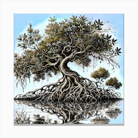 Reflection of an Ancient Grove Canvas Print