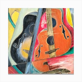 Acoustic Guitars Canvas Print