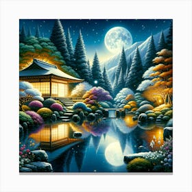 Japanese Garden Canvas Print