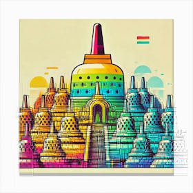 Borobudur 3 Canvas Print