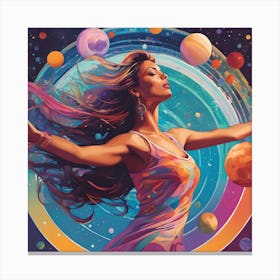 Cosmic Woman Canvas Print