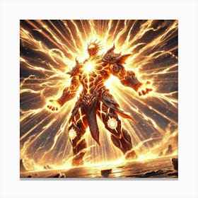 Solar Absorption Converted Canvas Print