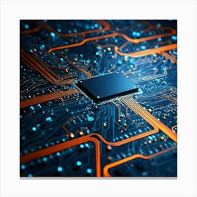 Circuit Board 49 Canvas Print