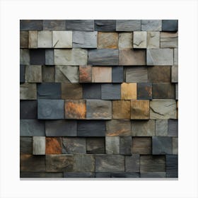 Textured Brick Wall Canvas Print