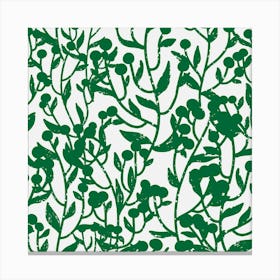 Green Leaves Canvas Print