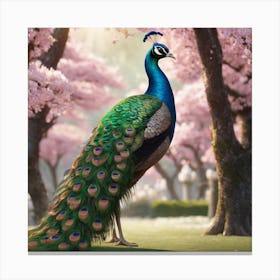 Peacock Canvas Print