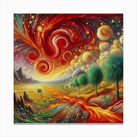 Psychedelic Painting 5 Canvas Print