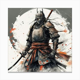 Samurai Warrior Canvas Print