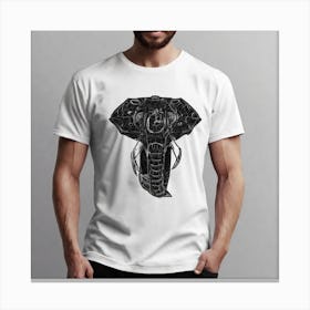 Elephant T-Shirt Canvas Print