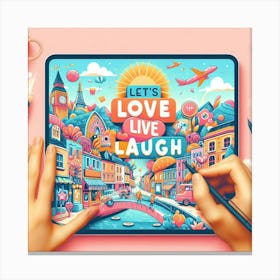 Love Travel Canvas Print