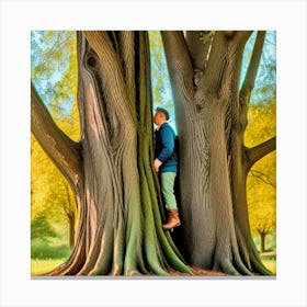 Tree Trunks 1 Canvas Print