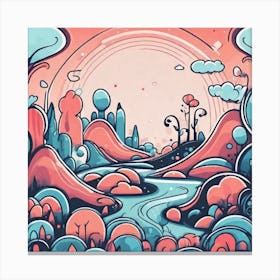 Doodle Art 1 Canvas Print