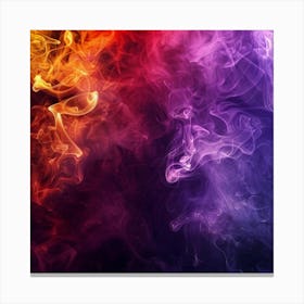 Abstract Smoke Background 11 Canvas Print