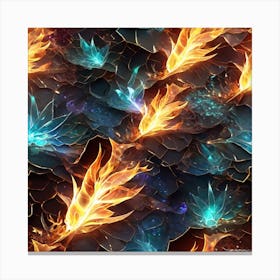 Fire Wallpaper Canvas Print