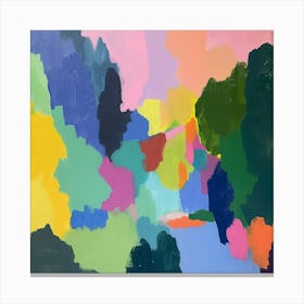 Abstract Park Collection Tiergarten Berlin 2 Canvas Print