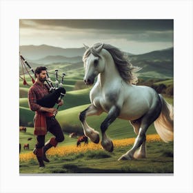 Scottish Horse Canvas Print