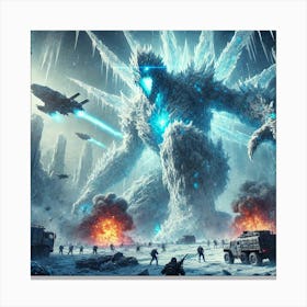 Glacius Ice Spike Attack 1 Canvas Print