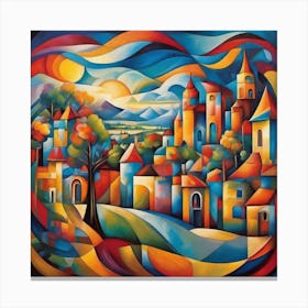 Warm Castle Canvas Print