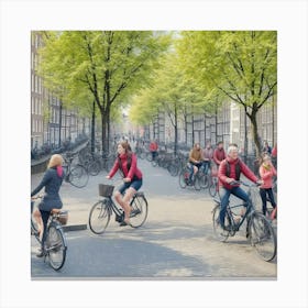 Amsterdam City Centre Canvas Print