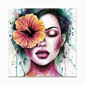 Hibiscus Canvas Print