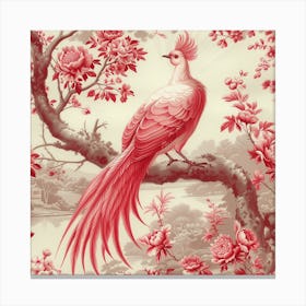 Red Pheasant Canvas Print