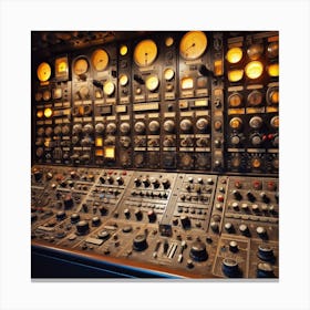 Control Panel  Canvas Print