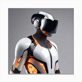 Futuristic Robot 94 Canvas Print